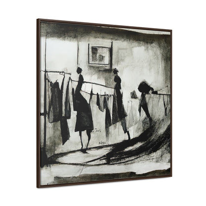 Domestic Memories 9, Valentinii, Gallery Canvas Wraps, Square Frame