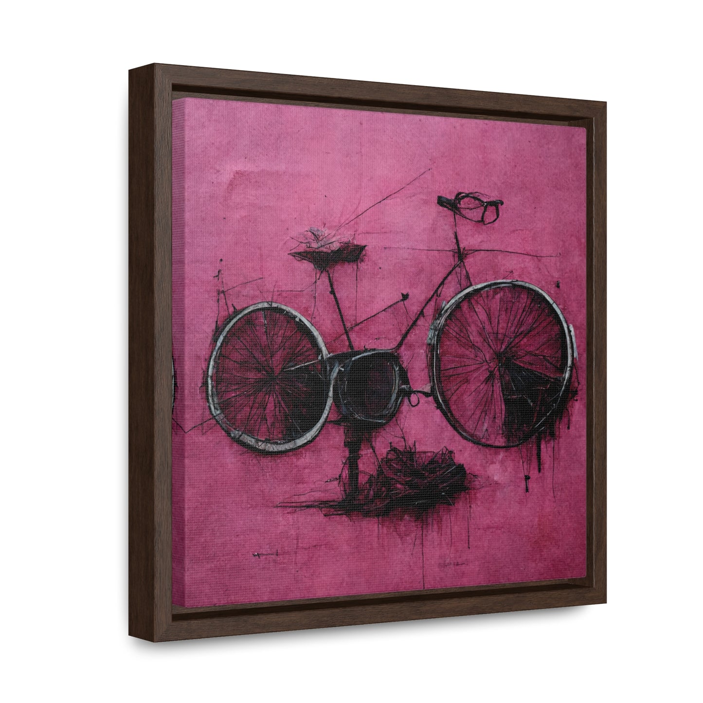 Bicycle 4, Valentinii, Gallery Canvas Wraps, Square Frame