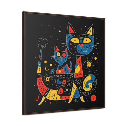 Cat 122, Gallery Canvas Wraps, Square Frame