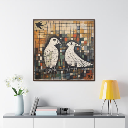 Bird 36, Gallery Canvas Wraps, Square Frame