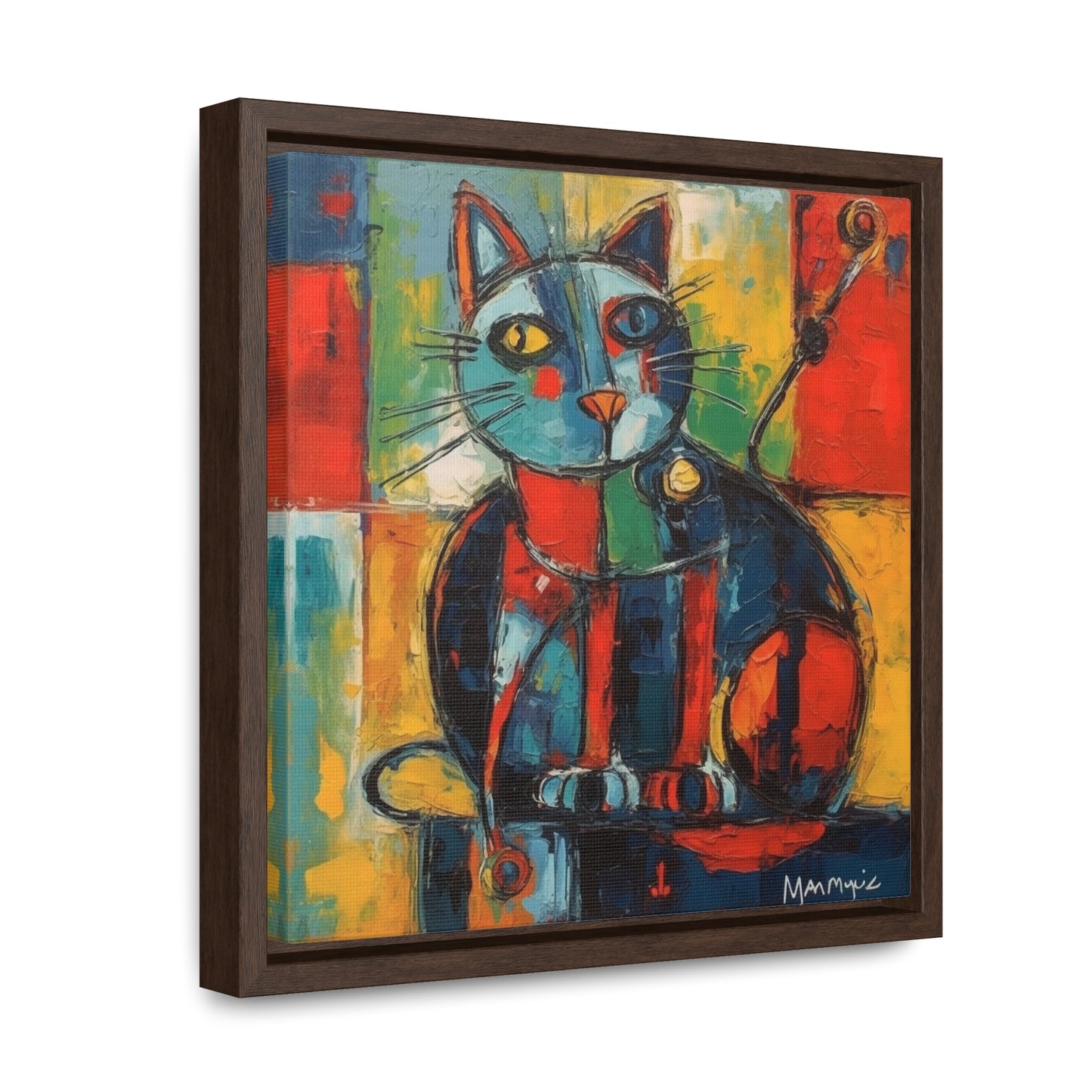 Cat 65, Gallery Canvas Wraps, Square Frame