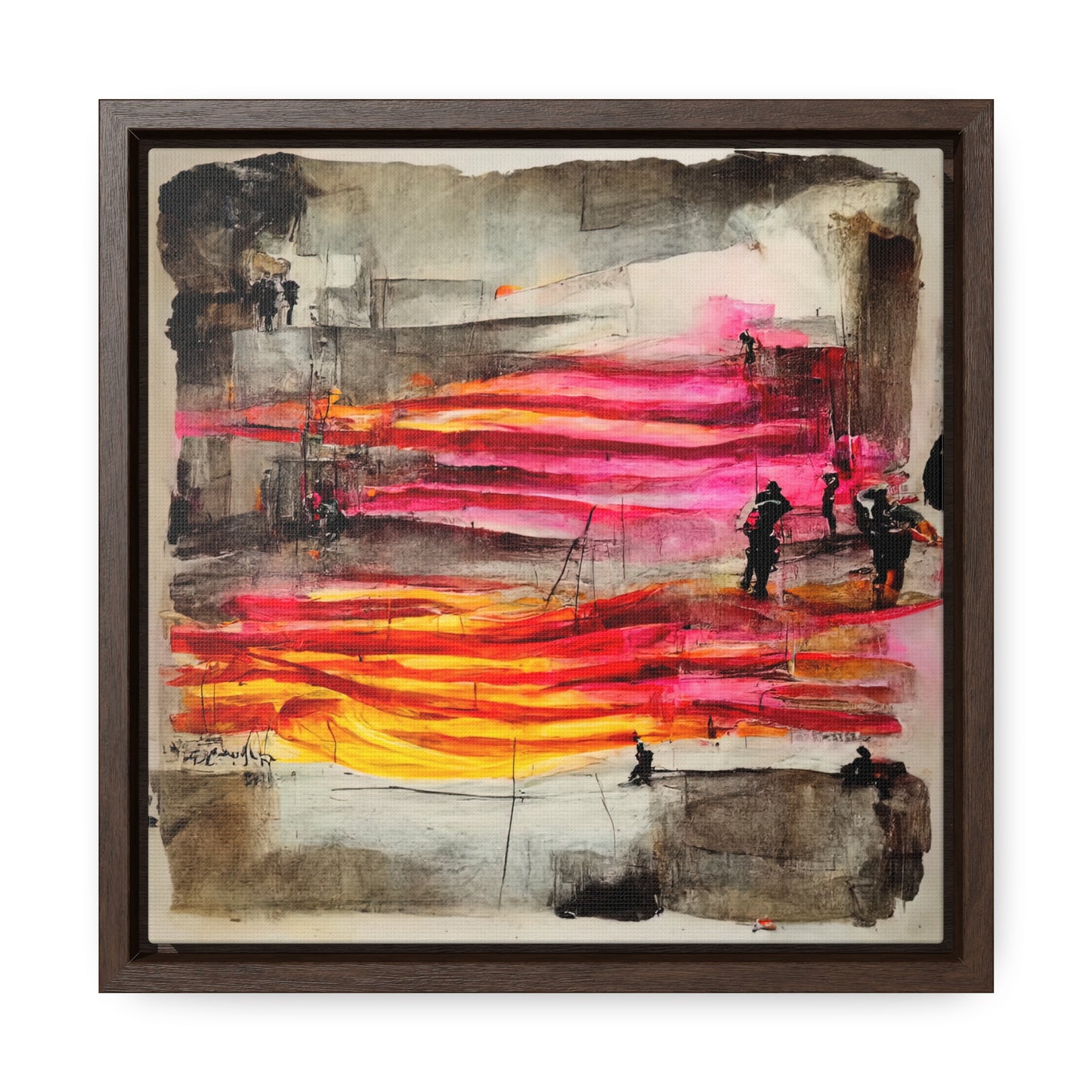 Land of the Sun 6, Valentinii, Gallery Canvas Wraps, Square Frame