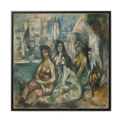 Women 7, Valentinii, Gallery Canvas Wraps, Square Frame