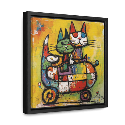 Cat 116, Gallery Canvas Wraps, Square Frame