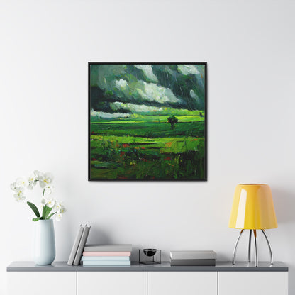 To the Rainy Land 6, Valentinii, Gallery Canvas Wraps, Square Frame