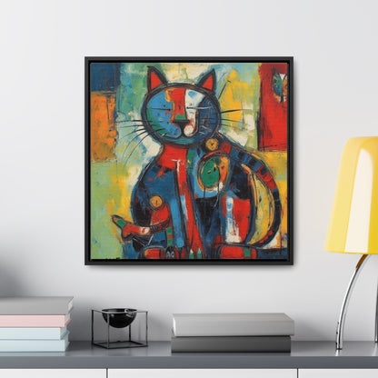 Cat 67, Gallery Canvas Wraps, Square Frame