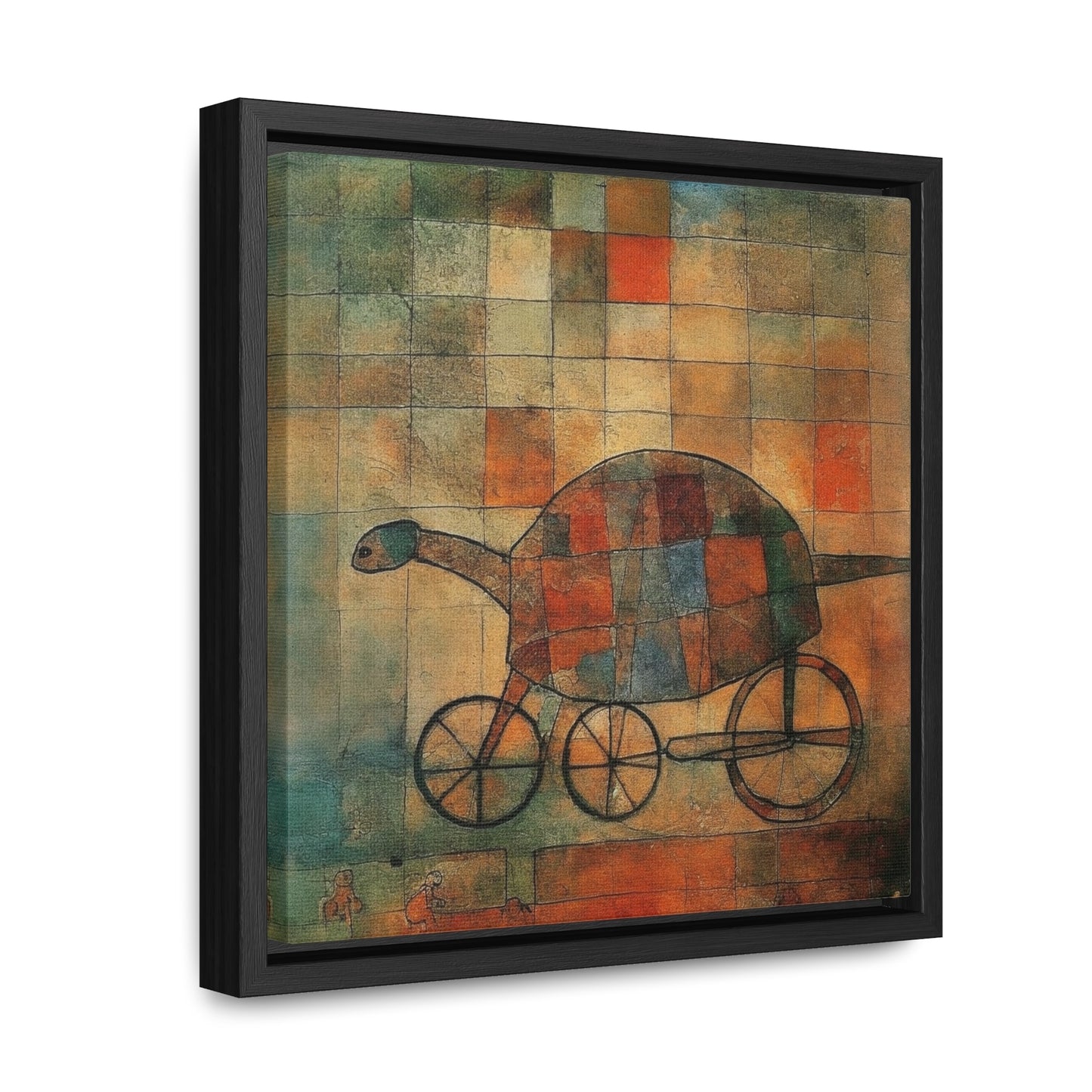 Turtle 4, Gallery Canvas Wraps, Square Frame