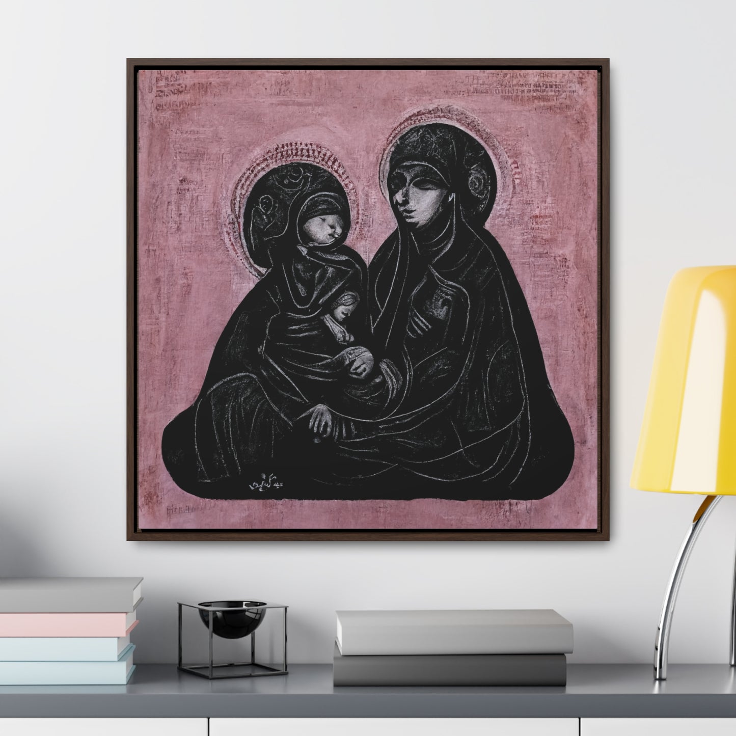 Mary and the Child 7, Valentinii, Gallery Canvas Wraps, Square Frame