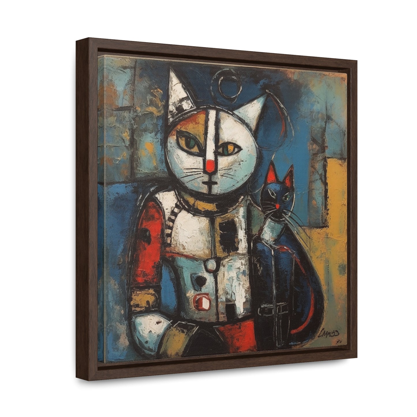 Cat 38, Gallery Canvas Wraps, Square Frame