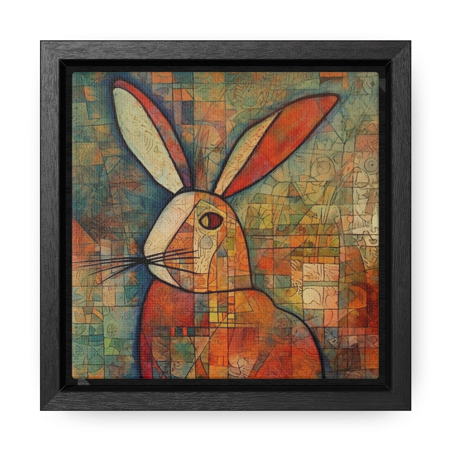 Rabbit 5, Gallery Canvas Wraps, Square Frame