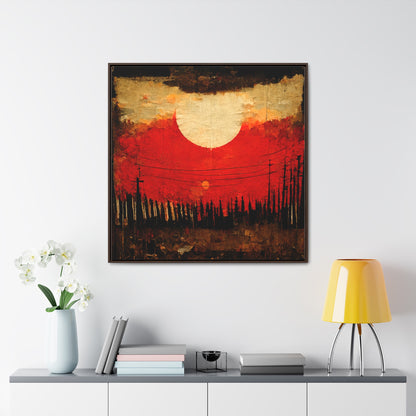 Land of the Sun 16, Valentinii, Gallery Canvas Wraps, Square Frame