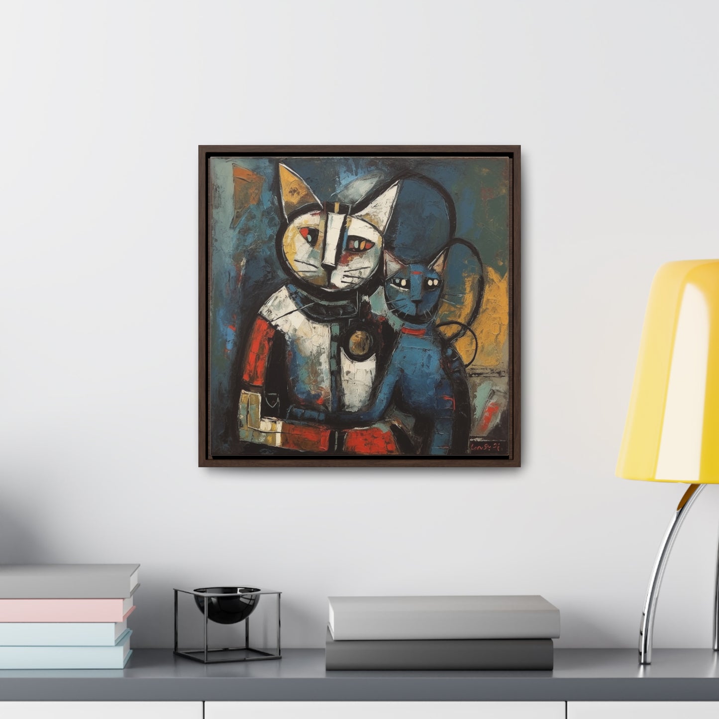 Cat 82, Gallery Canvas Wraps, Square Frame