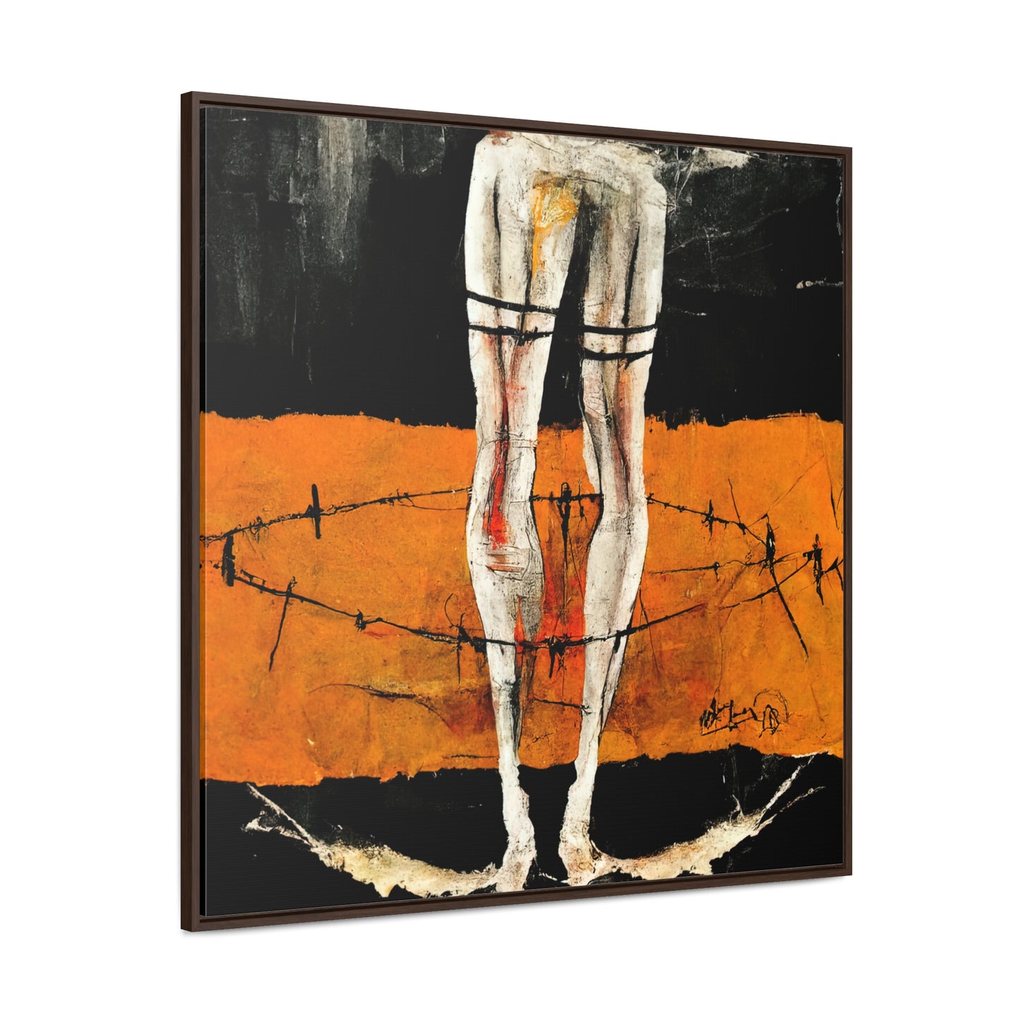Feet and Drama 13, Valentinii, Gallery Canvas Wraps, Square Frame