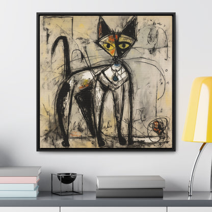 Cat 51, Gallery Canvas Wraps, Square Frame