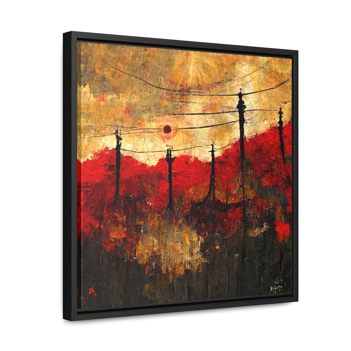 Land of the Sun 24, Valentinii, Gallery Canvas Wraps, Square Frame