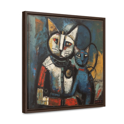 Cat 82, Gallery Canvas Wraps, Square Frame