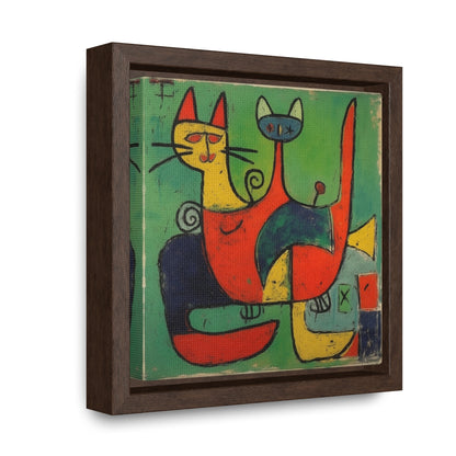 Cat 143, Gallery Canvas Wraps, Square Frame