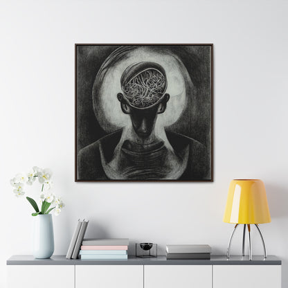 Brain, Valentinii, Gallery Canvas Wraps, Square Frame