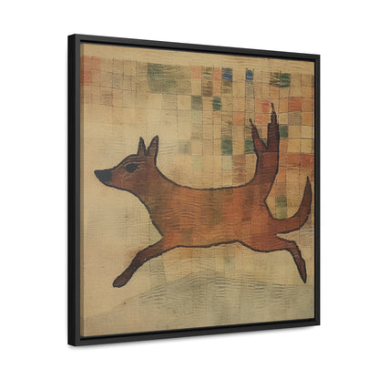 V Dog 5, Gallery Canvas Wraps, Square Frame