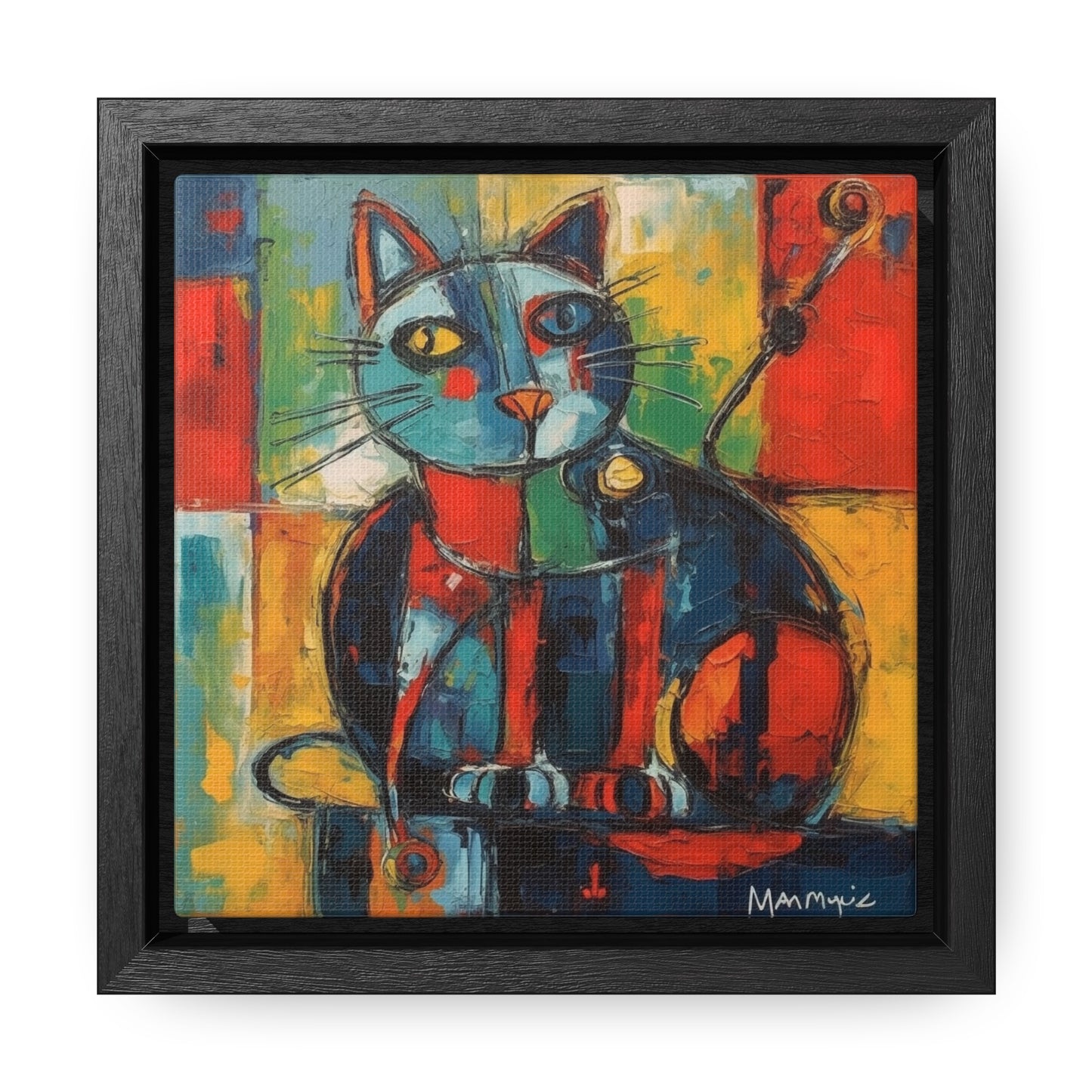 Cat 65, Gallery Canvas Wraps, Square Frame