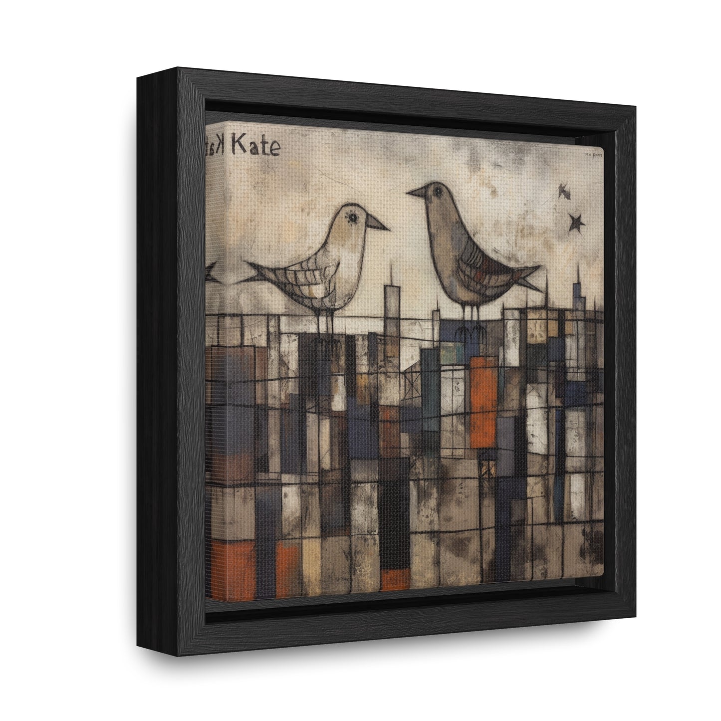 Bird 30, Gallery Canvas Wraps, Square Frame