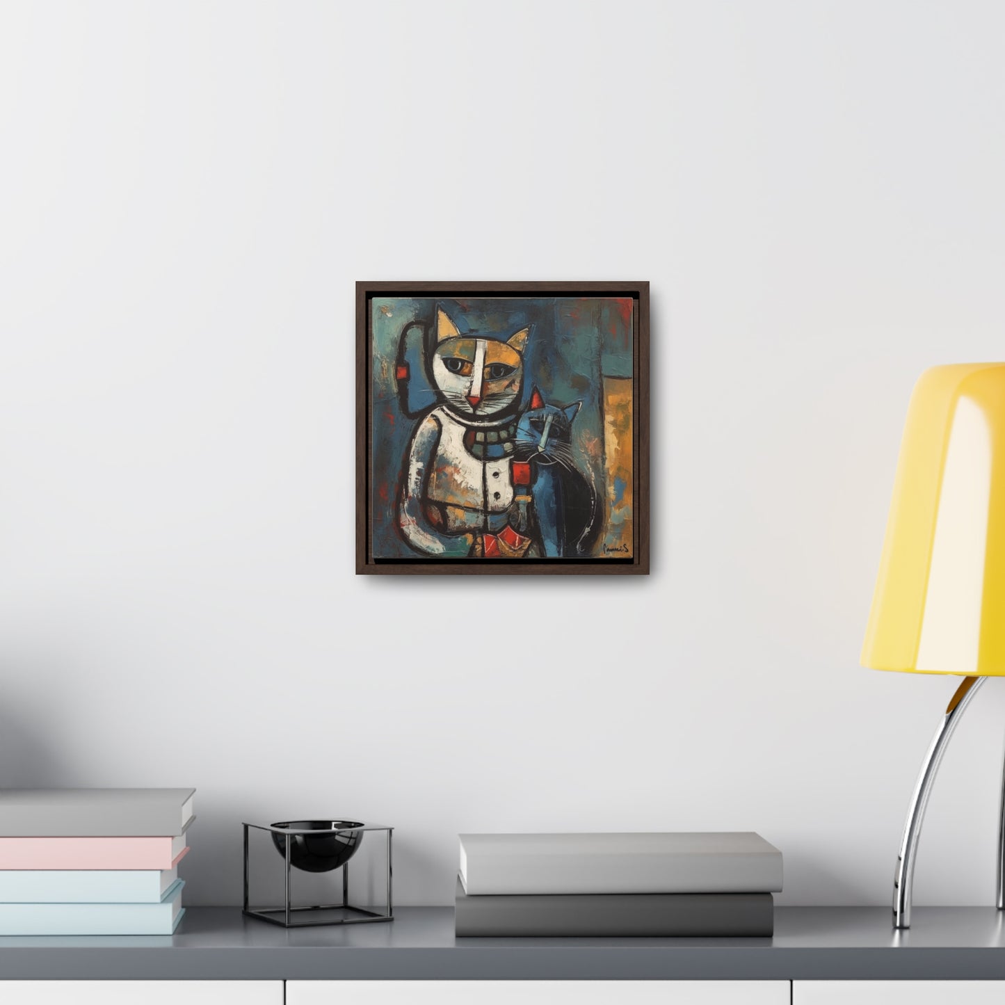 Cat 29, Gallery Canvas Wraps, Square Frame