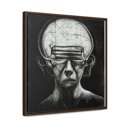 Brain 13, Valentinii, Gallery Canvas Wraps, Square Frame