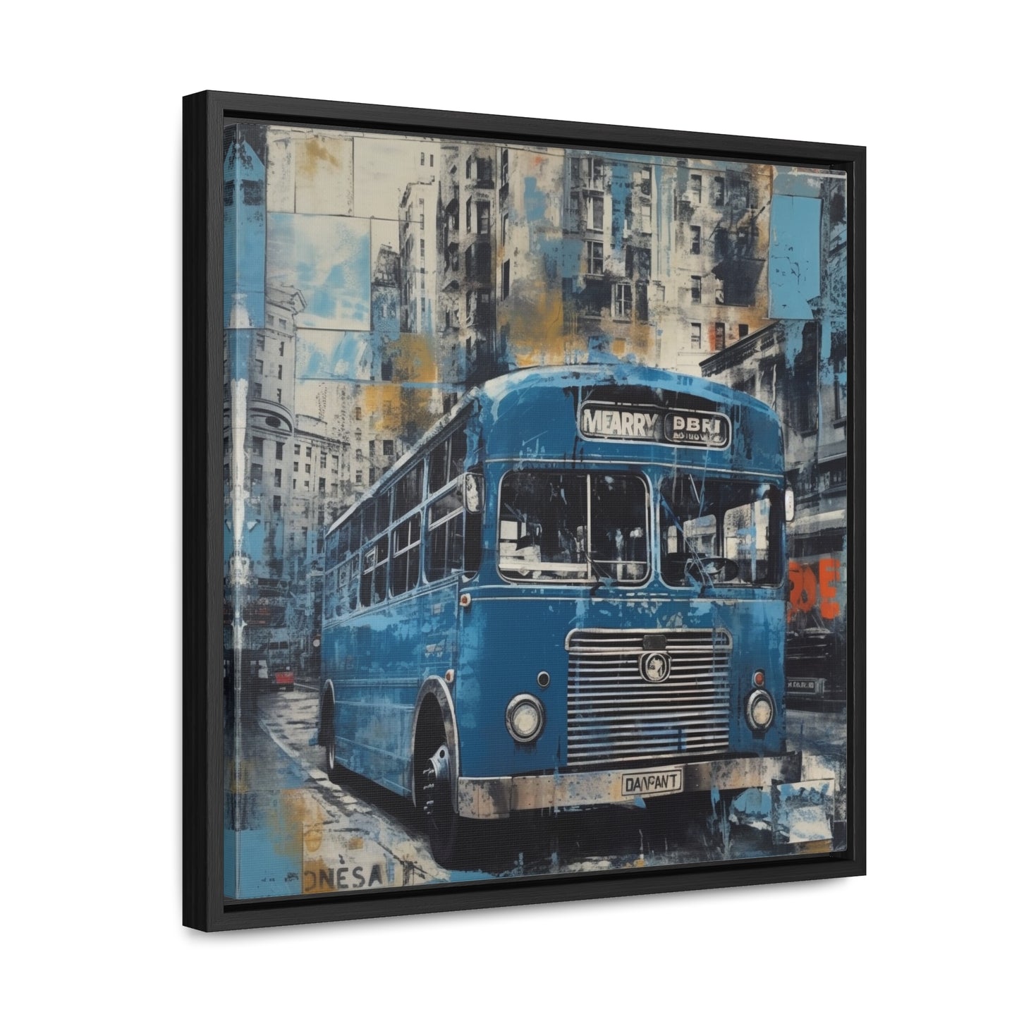 USA 5, Gallery Canvas Wraps, Square Frame