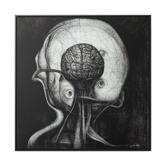 Brain 20, Valentinii, Gallery Canvas Wraps, Square Frame