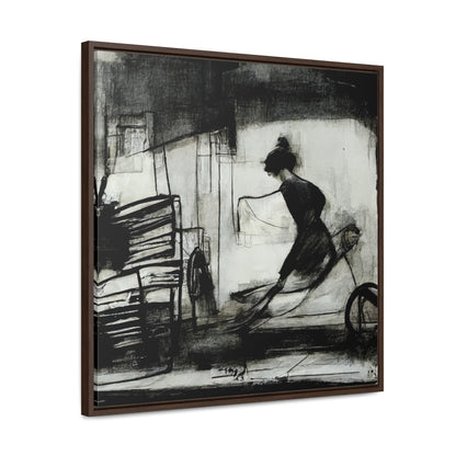 Domestic Memories 25, Valentinii, Gallery Canvas Wraps, Square Frame