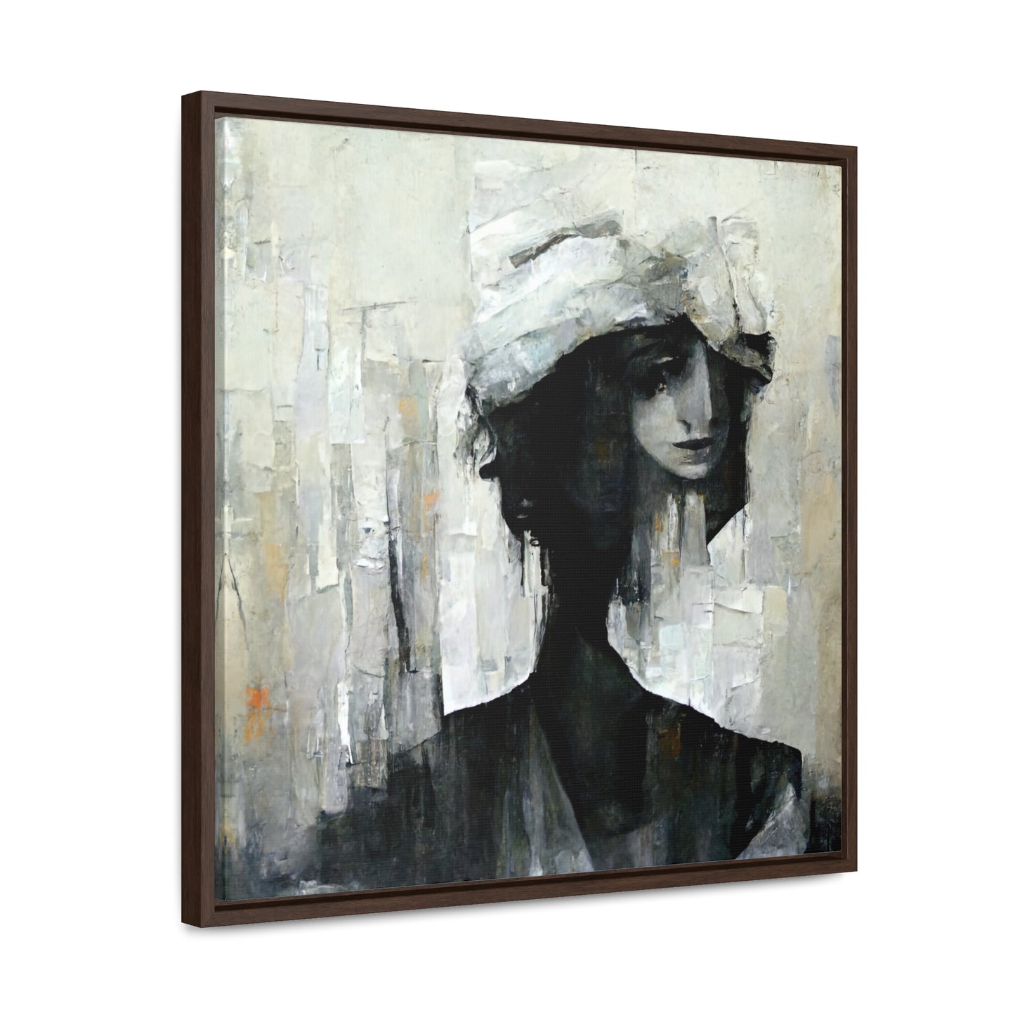 Forgotten Face 6, Valentinii, Gallery Canvas Wraps, Square Frame