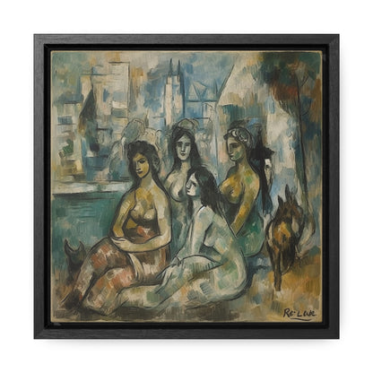 Women 7, Valentinii, Gallery Canvas Wraps, Square Frame