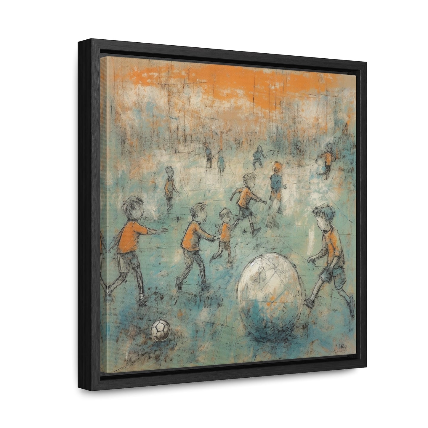 Childhood 34, Gallery Canvas Wraps, Square Frame