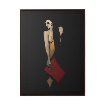 The Shadow Woman, Original Eduard Pavel, Gallery Canvas Wraps, Vertical Frame