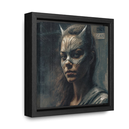 Cat Woman 14, Gallery Canvas Wraps, Square Frame