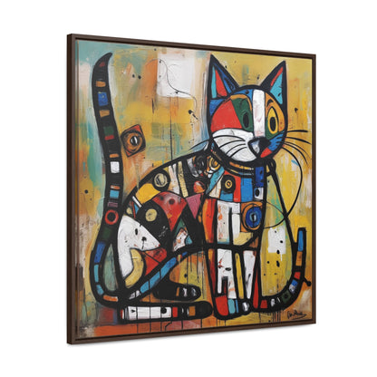 Cat 101, Gallery Canvas Wraps, Square Frame