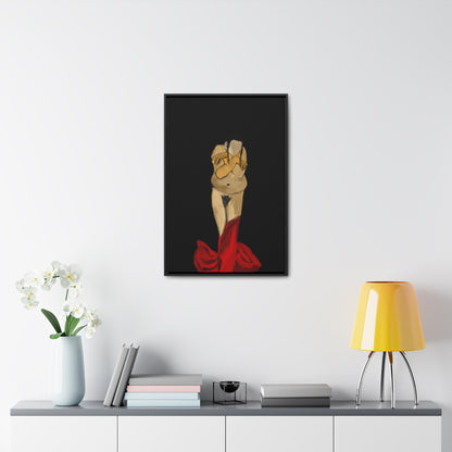 Shame, Original Eduard Pavel, Gallery Canvas Wraps, Vertical Frame