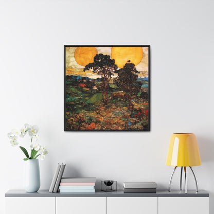 Land of the Sun 38, Gallery Canvas Wraps, Square Frame