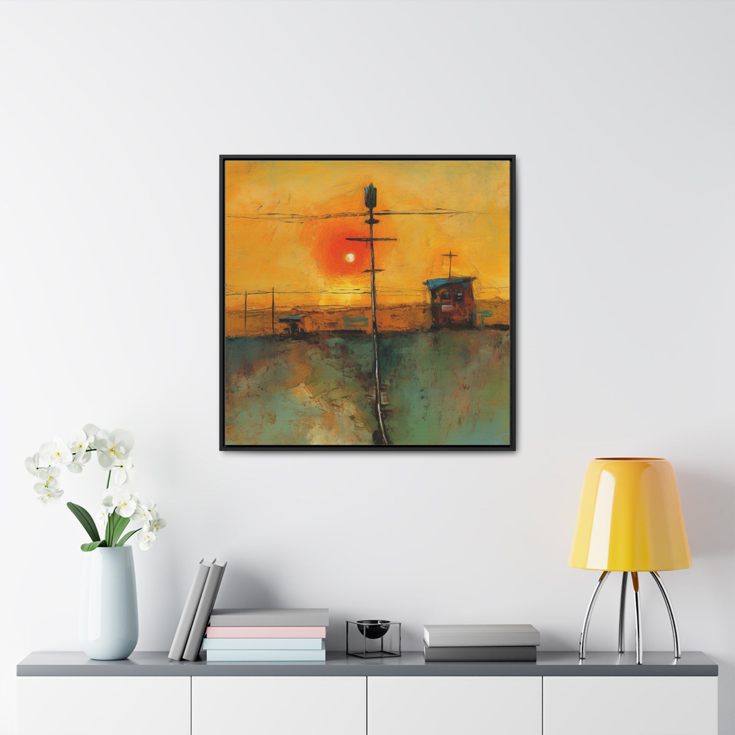 Land of the Sun 56, Valentinii, Gallery Canvas Wraps, Square Frame