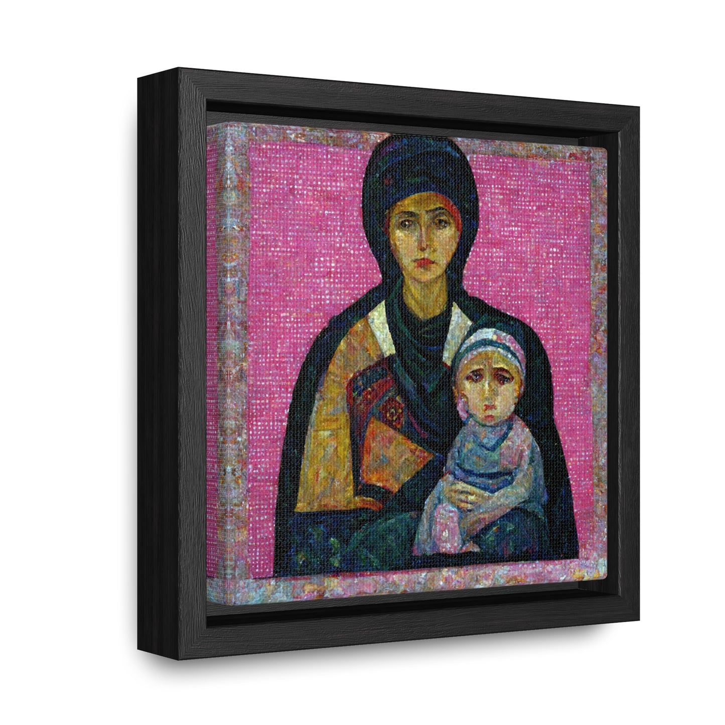 Mary and the Child 12, Valentinii, Gallery Canvas Wraps, Square Frame