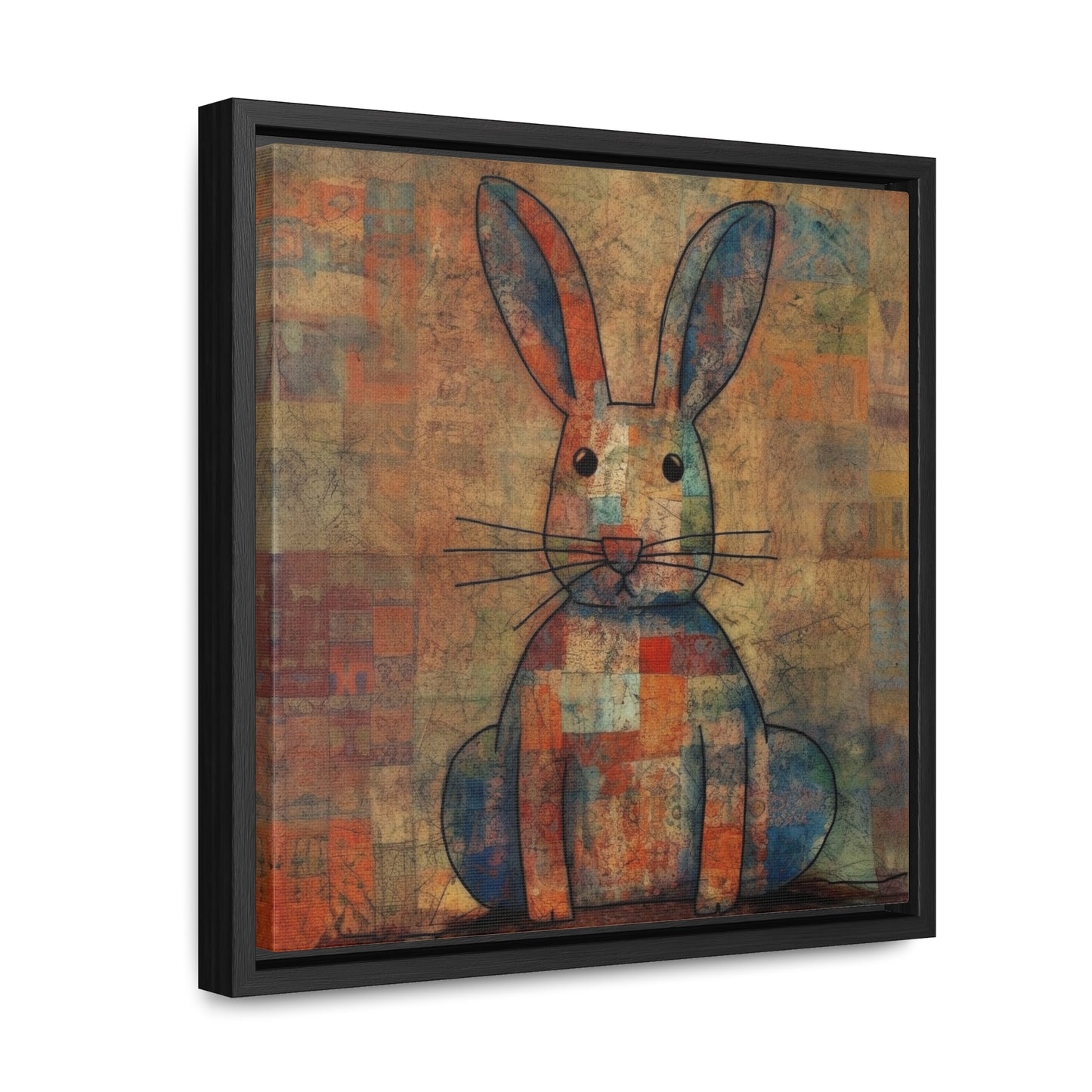 Rabbit 21, Gallery Canvas Wraps, Square Frame