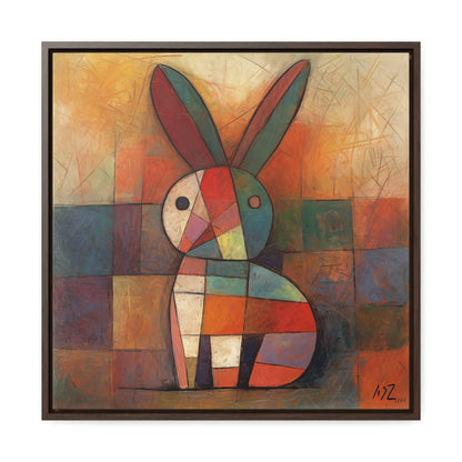 Rabbit 15, Gallery Canvas Wraps, Square Frame