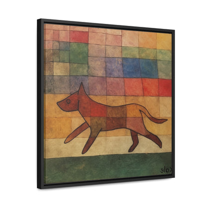 V Dog 4, Gallery Canvas Wraps, Square Frame