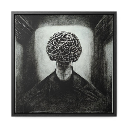 Brain 16, Valentinii, Gallery Canvas Wraps, Square Frame