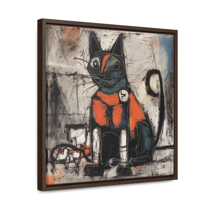 Cat 48, Gallery Canvas Wraps, Square Frame