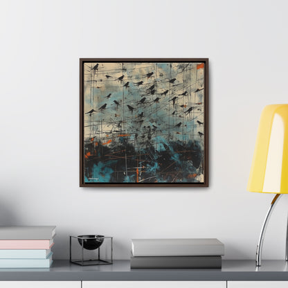 Bird 11, Gallery Canvas Wraps, Square Frame