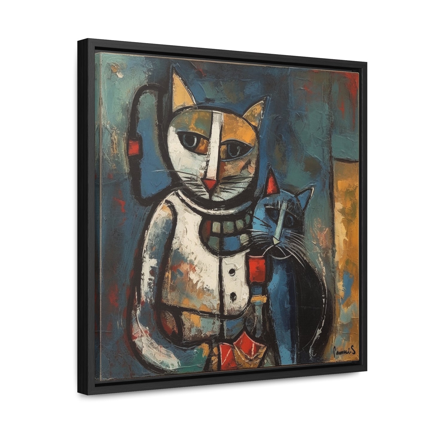 Cat 29, Gallery Canvas Wraps, Square Frame