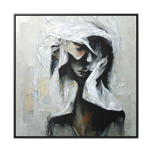 Forgotten face 3, Valentinii, Gallery Canvas Wraps, Square Frame