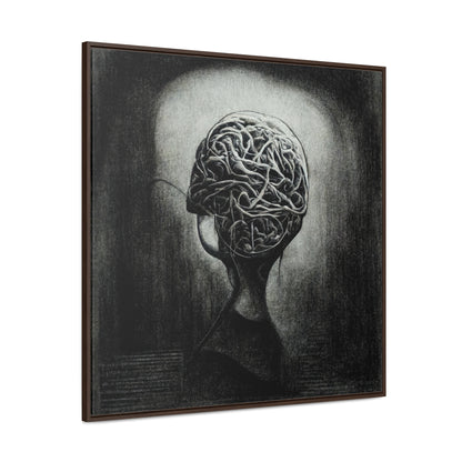 Brain 8, Valentinii, Gallery Canvas Wraps, Square Frame