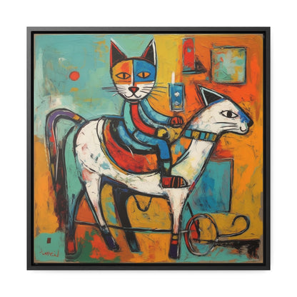 Cat 111, Gallery Canvas Wraps, Square Frame